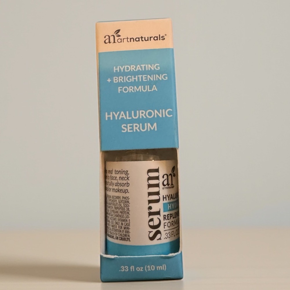 artnaturals Hydrating Brightening‎ Hyaluronic Serum 10ml Full Size New